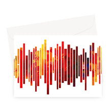 Load image into Gallery viewer, Horizontal Noise Greeting Card
