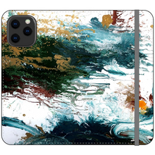 Load image into Gallery viewer, Dark Splatter Satin Wallet Case
