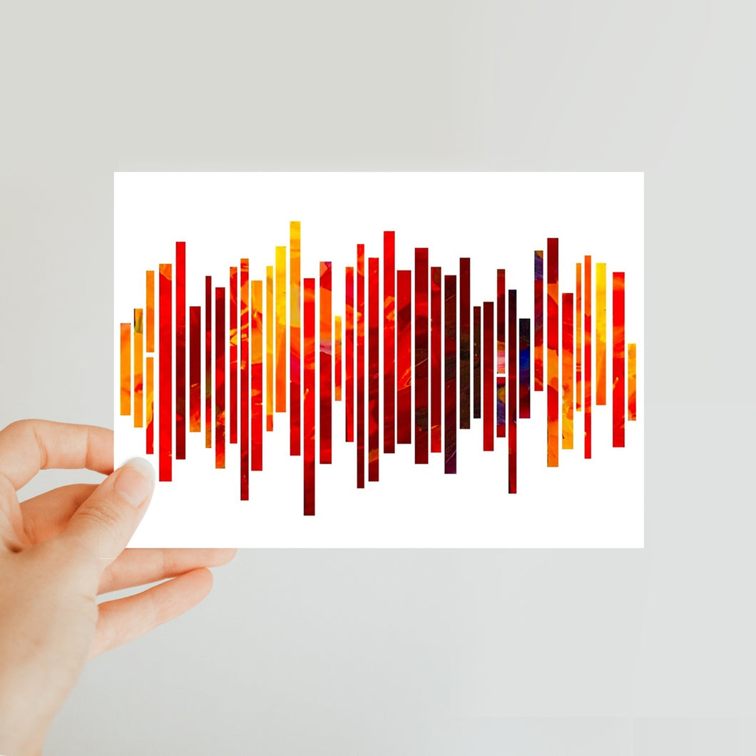 Horizontal Noise Classic Postcard