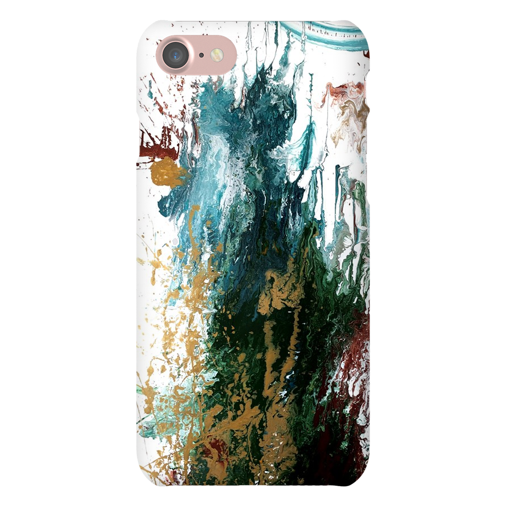 Dark Splatter Snap Case