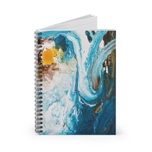 Load image into Gallery viewer, Swirling Waves Notebook - Lined
