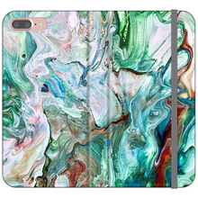 Load image into Gallery viewer, Swirling Satin Wallet Case
