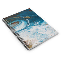 Load image into Gallery viewer, Swirling Waves Notebook - Lined
