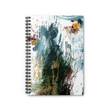 Load image into Gallery viewer, Dark Splatter Spiral Notebook - Lined
