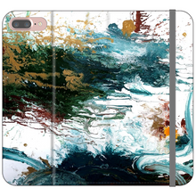 Load image into Gallery viewer, Dark Splatter Satin Wallet Case
