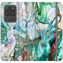 Load image into Gallery viewer, Swirling Satin Wallet Case
