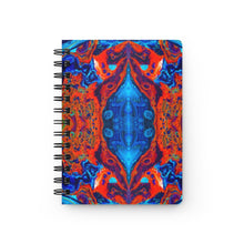 Load image into Gallery viewer, Kaleidoscopic Light Notebook - Spiral Bound
