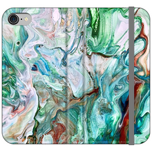 Load image into Gallery viewer, Swirling Satin Wallet Case
