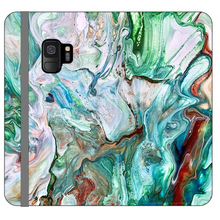 Load image into Gallery viewer, Swirling Satin Wallet Case
