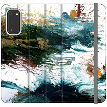 Load image into Gallery viewer, Dark Splatter Satin Wallet Case
