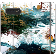 Load image into Gallery viewer, Dark Splatter Satin Wallet Case
