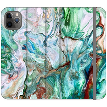 Load image into Gallery viewer, Swirling Satin Wallet Case
