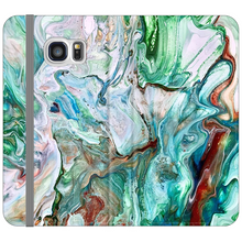 Load image into Gallery viewer, Swirling Satin Wallet Case
