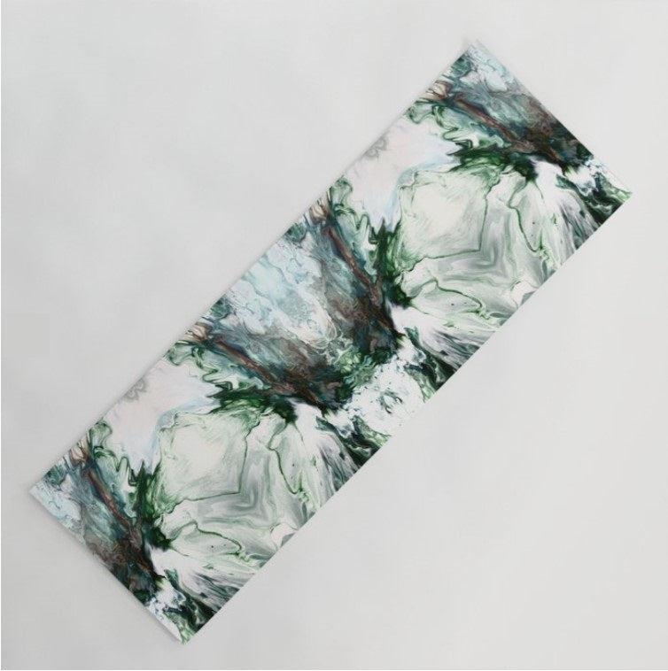 Forest in Winter Yoga Mat