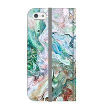 Load image into Gallery viewer, Swirling Satin Wallet Case
