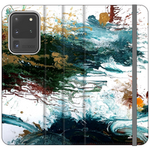 Load image into Gallery viewer, Dark Splatter Satin Wallet Case
