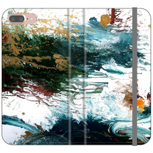 Load image into Gallery viewer, Dark Splatter Satin Wallet Case
