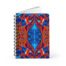 Load image into Gallery viewer, Kaleidoscopic Light Notebook - Spiral Bound
