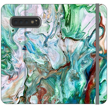 Load image into Gallery viewer, Swirling Satin Wallet Case
