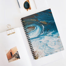 Load image into Gallery viewer, Swirling Waves Notebook - Lined
