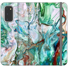 Load image into Gallery viewer, Swirling Satin Wallet Case
