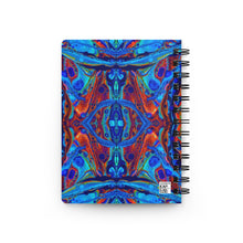 Load image into Gallery viewer, Kaleidoscopic Light Notebook - Spiral Bound
